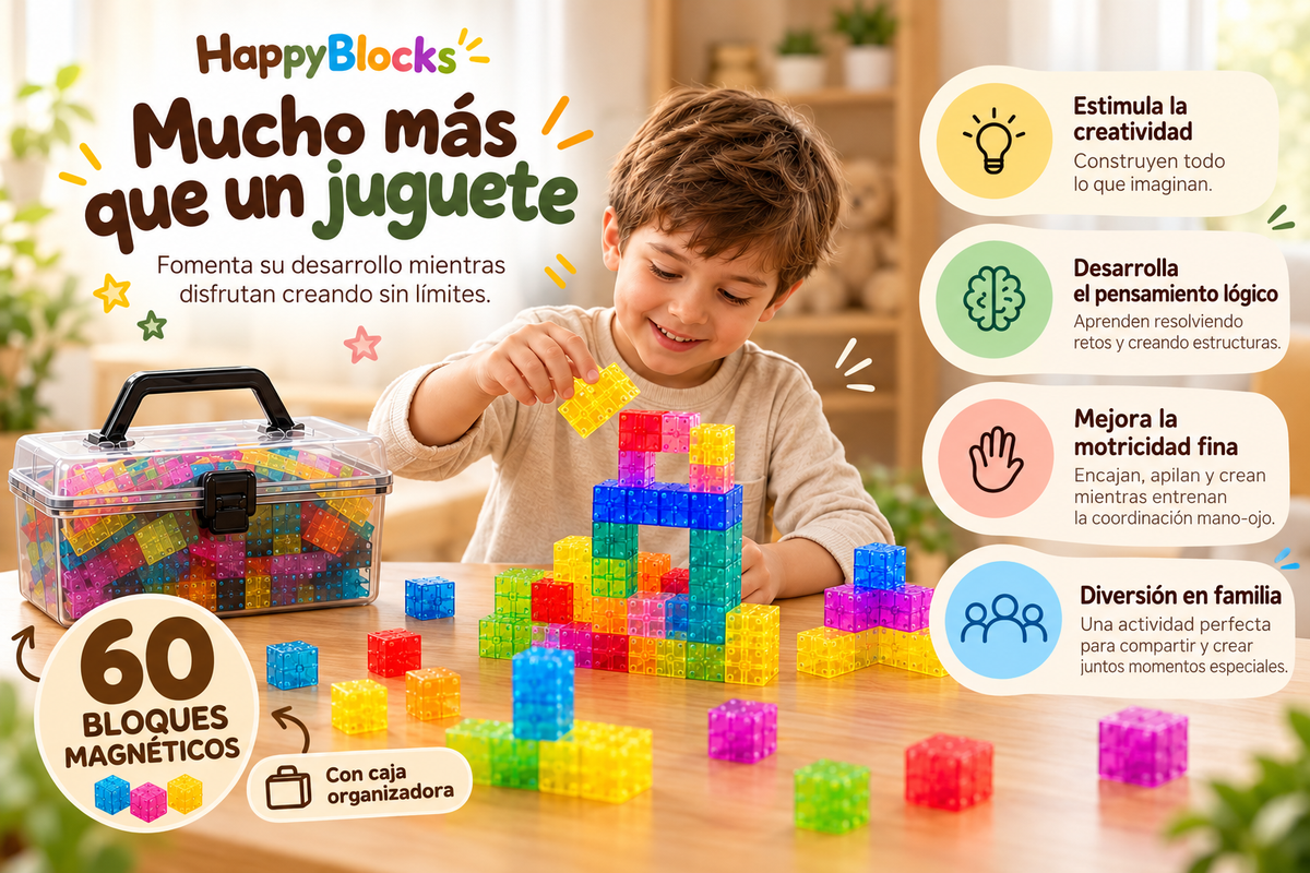 HappyBlocks – Cubos de Magnéticos