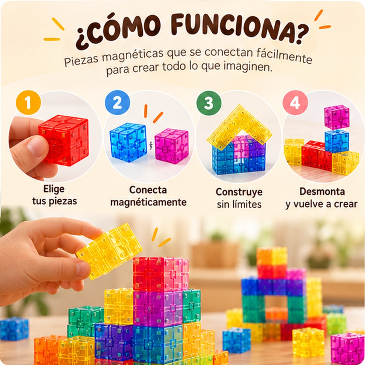 HappyBlocks – Cubos de Magnéticos