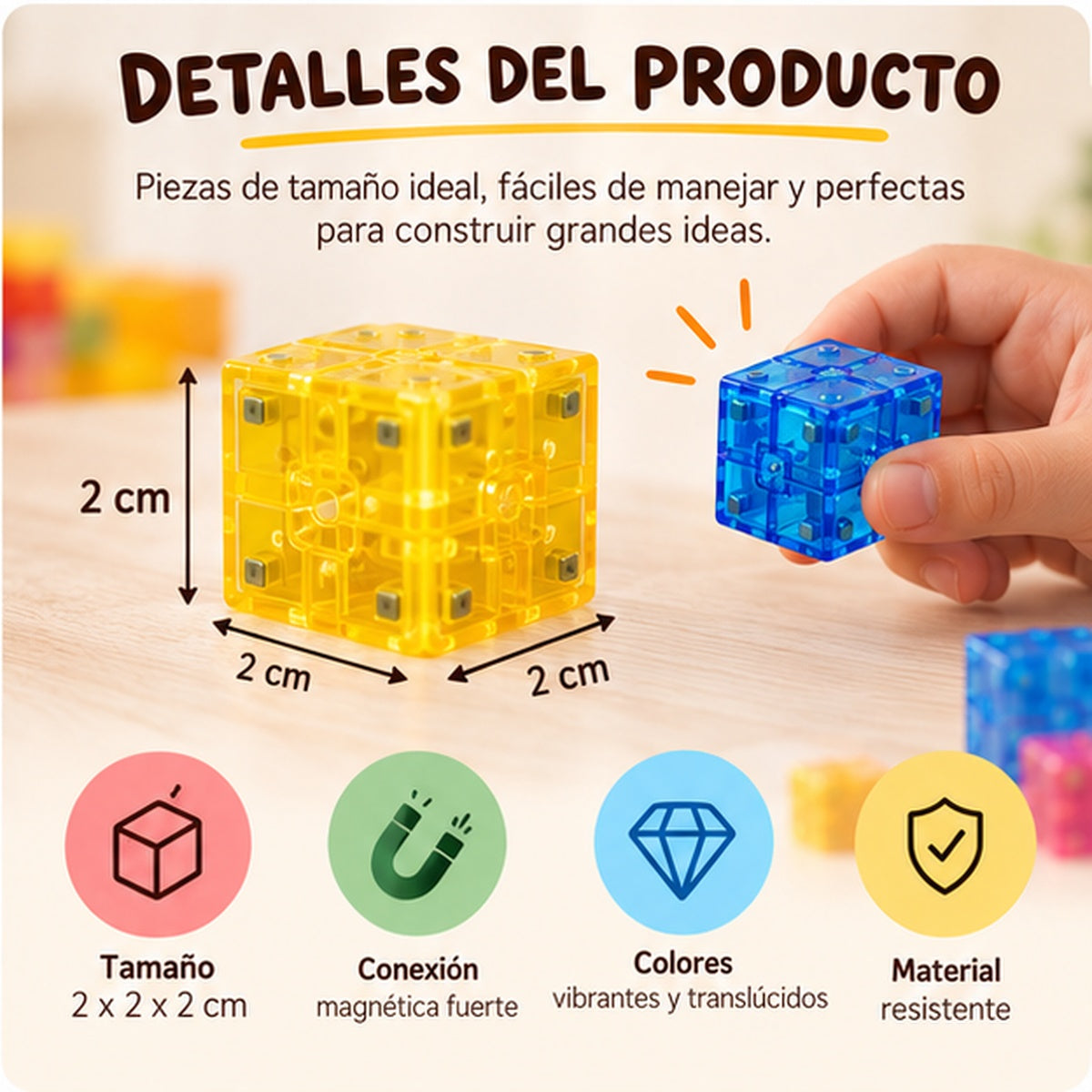 HappyBlocks – Cubos de Magnéticos